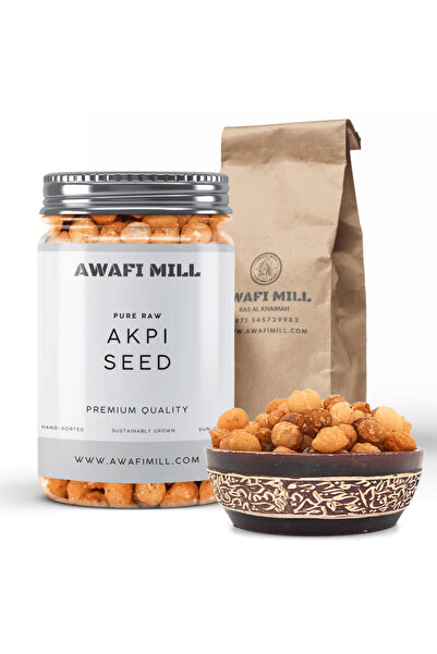 AWAFI MILL بذور أكبي | ريسينوديندرون هيودلويتي - زجاجة ١٠٠ غرام / ٣.٥ أونصة