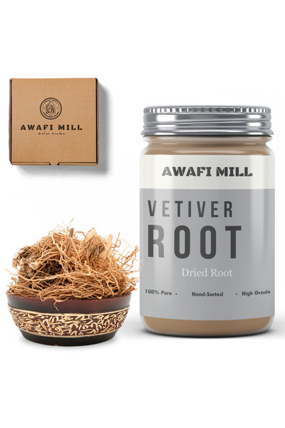 AWAFI MILL جذر نجيل الهند | hKus | فيتيفيريا زيزانويدس - زجاجة ١٠٠ غرام / ٣.٥...