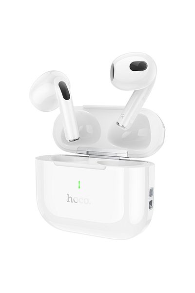REDz Accessories Căști Hoco Ew58, Bt5.3, TWS, capacitate 300 mAh, autonomie baterie 4 ore, alb