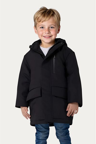 Outriverkids Boy's Winter Coat - Waterproof and Windproof, Hood, 3 Pockets