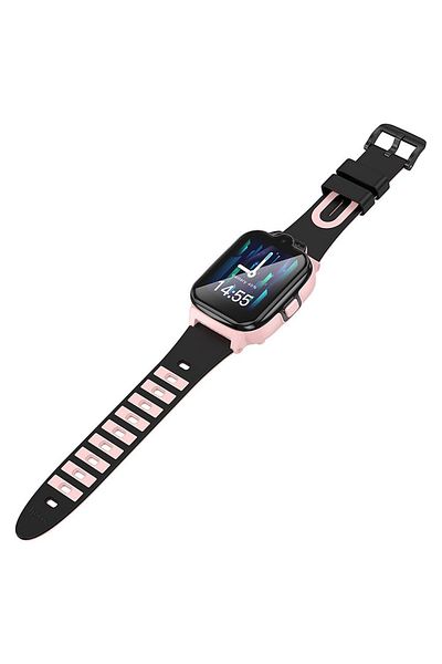 REDz Accessories Hoco Smartwatch for Kids with Calling Function, 4G, GPS, Model Y104, Pink