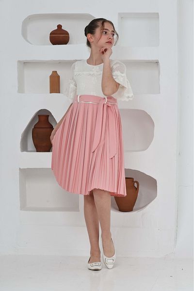 Pasur Bebe ROCHIE PLISATA FATA 5 - 12 ANI