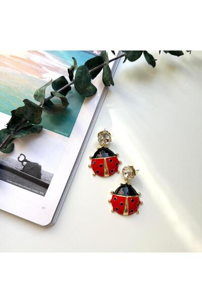 Alice İsstanbul Stoned Ladybug Earrings