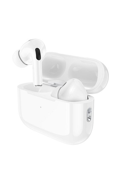 REDz Accessories Căști Hoco Ew63, Bt5.3, capacitate 300 mAh, autonomie baterie 7 ore, reducere zgomot, alb