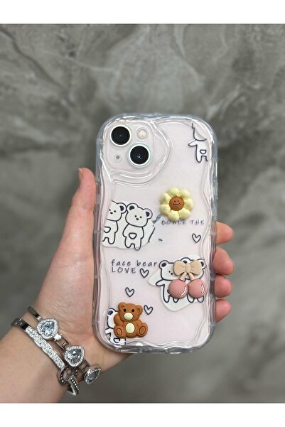 Powerfox حافظة ممتصة للصدمات ذات حافة مموجة صغيرة متوافقة مع هاتف iPhone 13