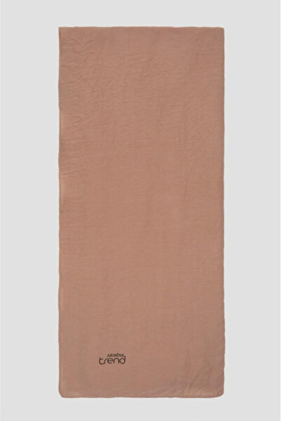 Armine Trend Naturel Soft Şal 10 Sütlü Kahve Düz Renk