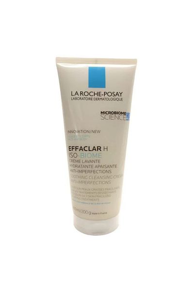 La Roche Posay Effaclar H Iso-Biome Cleansing Cream 200ml | Hydrating Cleanser for Acne-Prone Skin