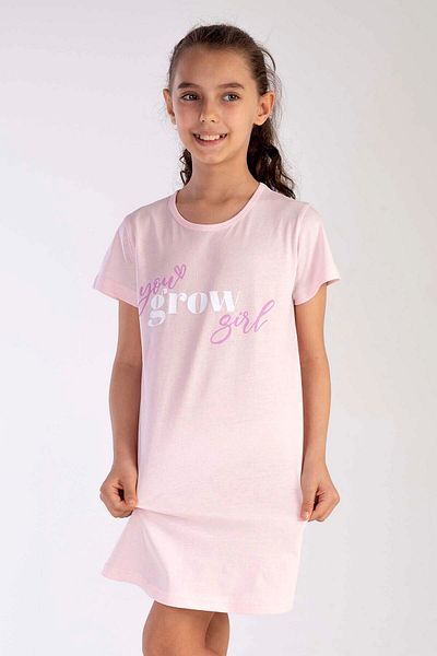 VİENETTA Cotton Girl's Short Sleeve Nightgown, 212595