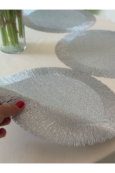 Decamor home 6 Pieces Easy to Clean Silver American Service Gold Plate