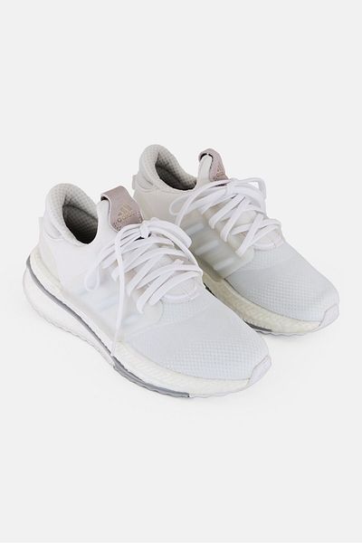 adidas Kids Boy X-plr Boost Lace Up Running Shoes, White