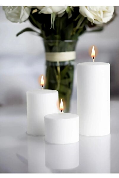 Balmi Atelier 3'lü Silindir Blok Mum