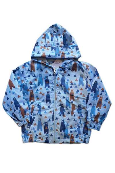 North Чоловічий дитячий водонепроникний дощовик з підкладкою та принтом