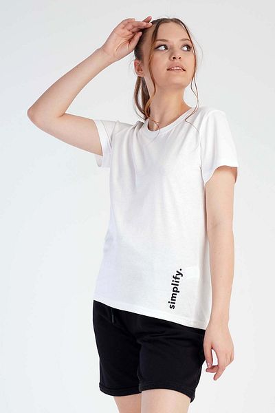VİENETTA Costum de pijama pentru femei cu mânecă scurtă cu 3 fire și pantaloni scurți dublu, 301005