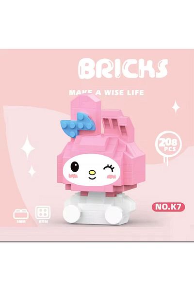 HEY GİDİ GİFT Melody Bricks Character Figure 3D Jigsaw Puzzle Building Toys / Bricks / High Quality