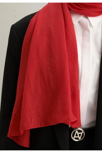 Armine Trend Natural Soft Shawl 62 Red Solid Color