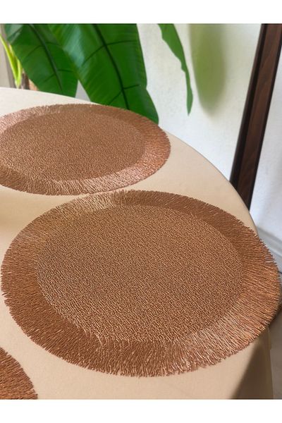 Decamor home 6 Pieces Easy to Clean Copper American Service Gold Plate