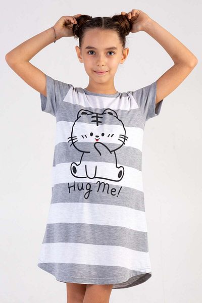 VİENETTA Girl's Short Sleeve Nightgown, 212647