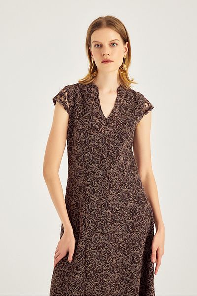 Naramaxx Midi Length Lace Dress