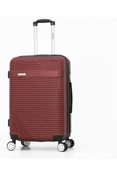 Capital Unisex 3 Piece Hard Trolley Bag-28-1659086/3tr-l 28-m 24-s 20 Fits All Tastes (BURGUNDY, SET OF 3)