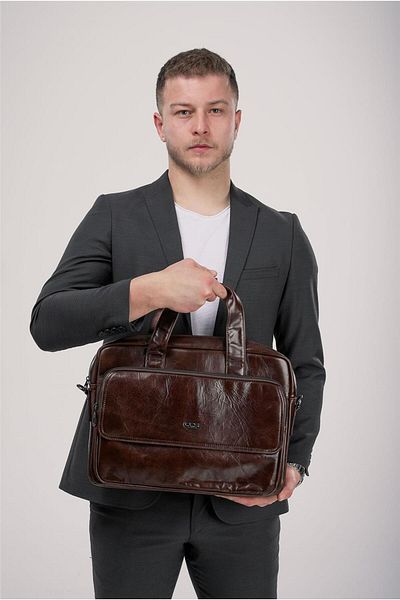 ÇÇS Ççs 71471 Genuine Leather Briefcase