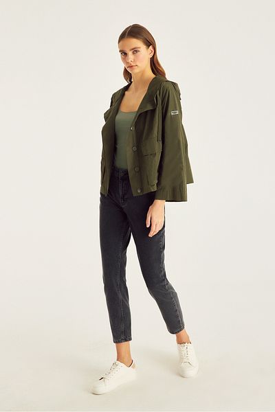 Naramaxx Three Quarter Sleeve Short Raincoat