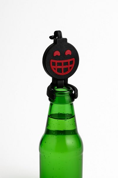 GNYSHOP Smiley Face Cover for Drinks (Set of 5)