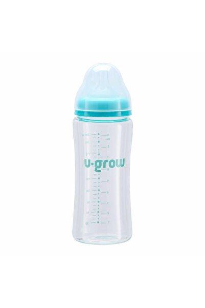 U-Grow Biberon De Sticla 260 Ml+2 Tetine,