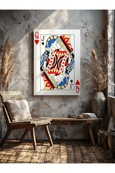 visdora Carte de joc decorativă Acasă Birou Bucătărie Salon Decorare perete P...