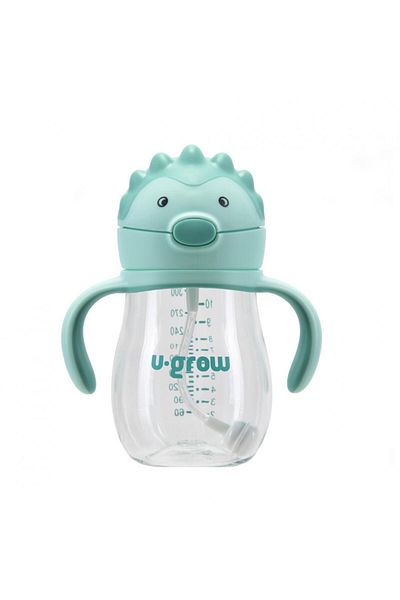 U-Grow Cană cu pai și mânere, tritan 330 ml, U-Grow