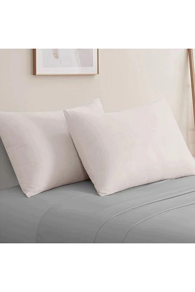 BACK COMFORT Soft Cotton Pillowcase Set - 2 Pieces - Multicolor - Washable & Durable