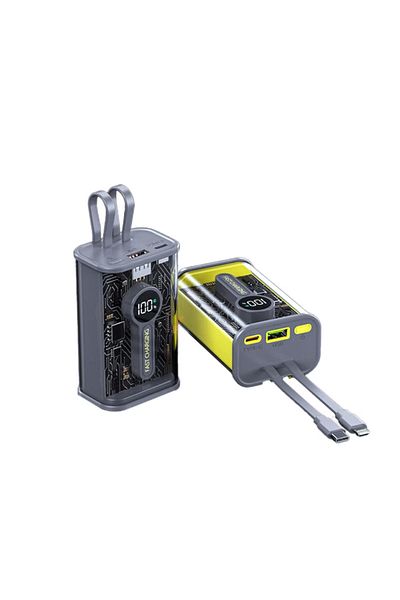 REDz Accessories External Battery, iTrend PB308, Ultra Fast Charge 22.5w, 2 Ports, Cables Included, 10000 mAh