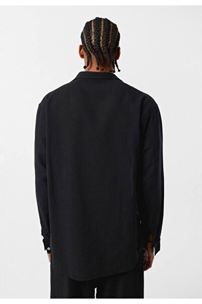 İLKCET MODA Oversize Basic Long Sleeve Men's Shirt