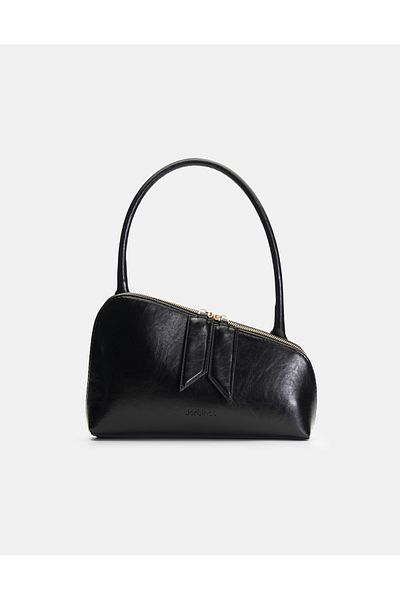 Jorbinol Lena Zippered Shoulder Bag Std Black