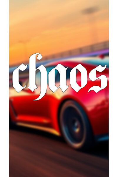 STS Oto Aksesuar ملصق زجاجي للسيارة والدراجة النارية من Chaos-Kaos Text JDM م...