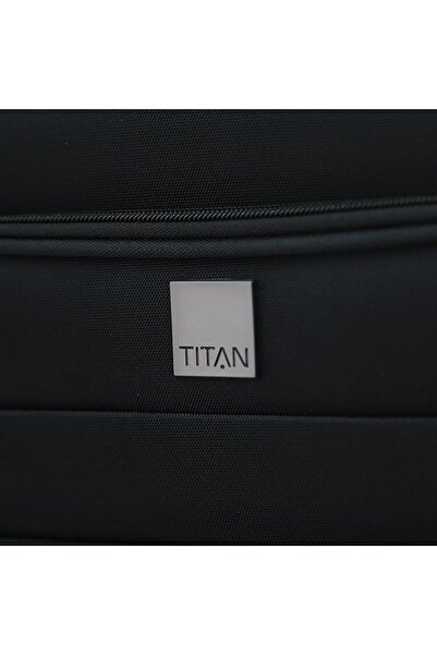 Titan Double Spinner Luggage with Digital Lock for All Tastes (3 Pieces Set, Black)