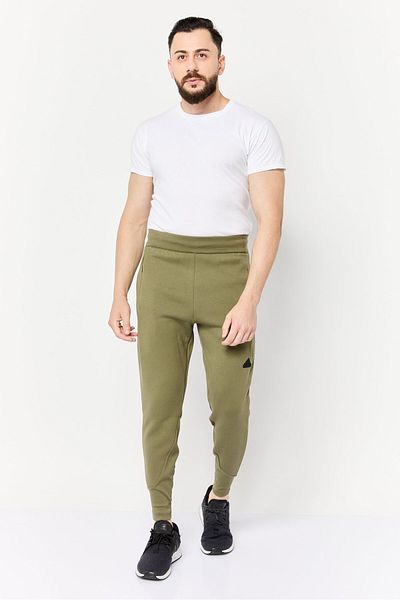 adidas Men Sportswear Fit Outdoor Sweatpants, Olive