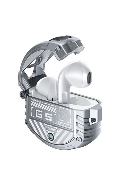 REDz Accessories Căști Bluetooth REMAX G5 Thunder, autonomie baterie 20 de ore, reducere zgomot, argintii