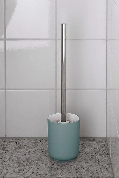 IKEA Ekoln Toilet Brush, Turquoise Color, with Replaceable Head