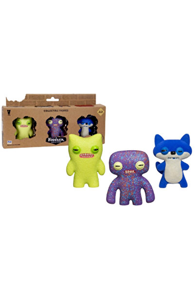 NW NessiWorld مجموعة شخصيات نيسايل وورلد فوجلر المكونة من 3 قطع/الباي هير تيلدن