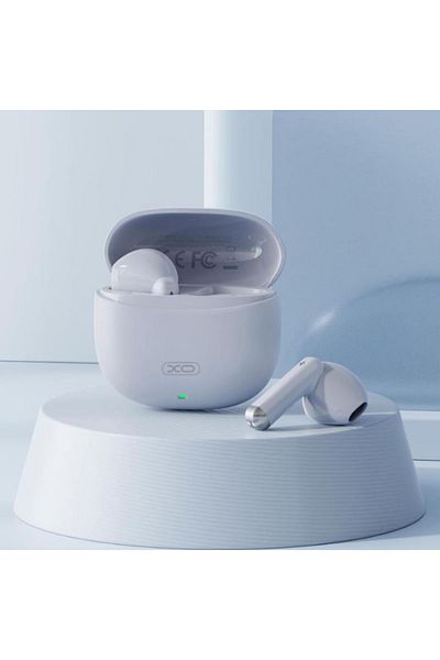 REDz Accessories Căști wireless, XO-X33 Mini Jade Crystals, BT5.3 și TWS, capacitate 250mAh, 4 ore, albastre