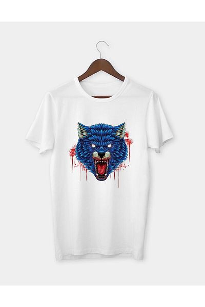 Pisa Art Μπλουζάκι με στάμπα Wolf