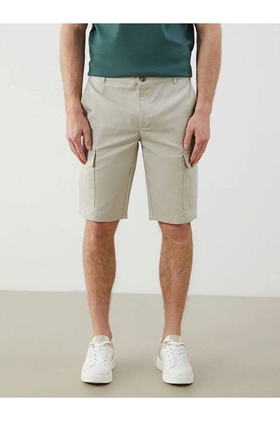LC Waikiki Ανδρικό σορτς Cargo LCWAIKIKI Classic Beige Άνετο Μοντέλο