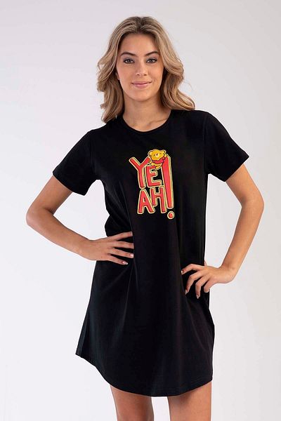 VİENETTA Cotton Women's Short Sleeve Nightgown, 211466