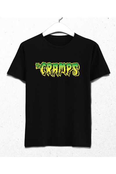 Pisa Art Ανδρικό μαύρο μπλουζάκι The Cramps