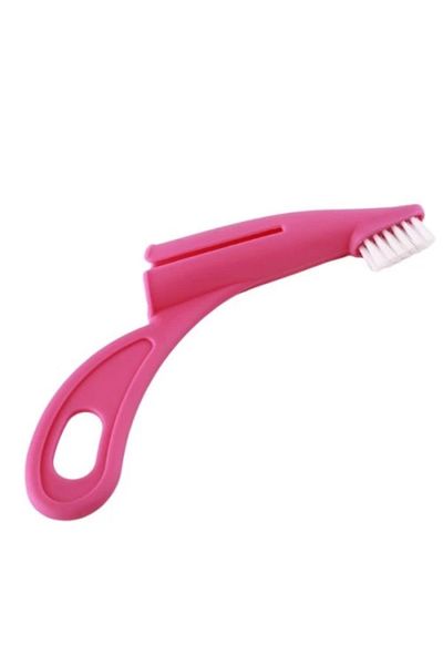 LiderGlobal Ergonomic Pet Toothbrush