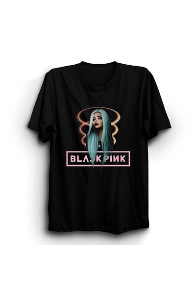 Pisa Art Μπλουζάκι με στάμπα Black Pink Lisa Anime
