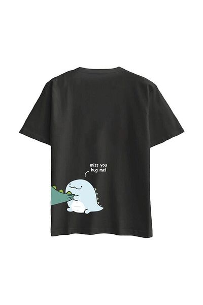 Pisa Art - DINO Printed New Season Unisex Oversize T-shirt