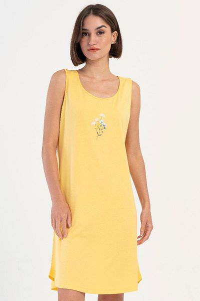 VİENETTA Cotton Women's Wide Strap Nightgown, 407057