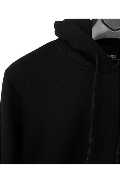 Pisa Art Μαύρο φούτερ Unisex βαμβακερό μαλακό χοντρό ύφασμα Ιαπωνία Κορεάτικο Ιαπωνικό Anime Kpop Hoodie