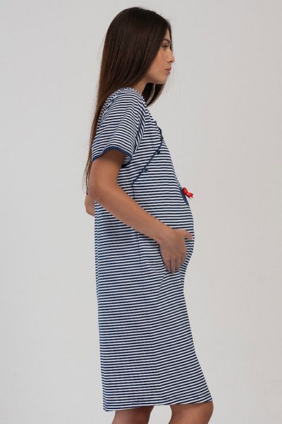 VİENETTA Cotton Women Short Sleeve Maternity Nightgown , 404122
